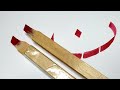 How to make Arabic Calligraphy Qalam (Pen)  with Ice-cream Sticks