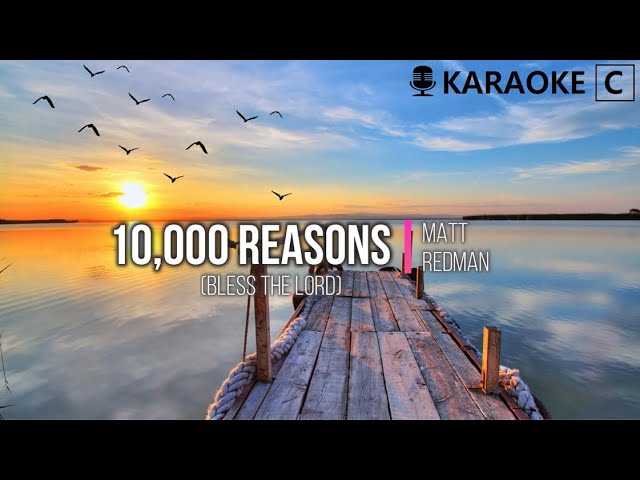 10,000 Reasons (Bless the Lord) | KARAOKE (Key of C)