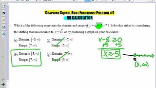 Blended Alg 2   Unit 8 Lesson 1 Practice #1
