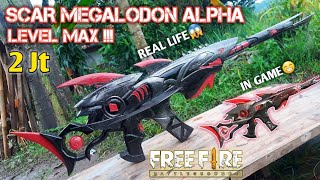 MEMBUAT SCAR MEGALODON ALPHA/SCAR 2 Jt | Di Game FREE FIRE | Dari Bahan Kayu !!!