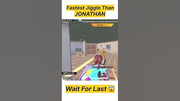 Fastest Jiggle Than ​⁠@JONATHANGAMINGYT Fastest Jiggle in BGMI🔥 #jonathan #shorts #bgmi #shortvideo