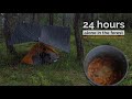 Solo Camping: Hujan, Berkabut dan Petir di Hutan Pinus, Masak Tom Yam, ASMR