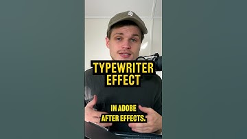The Type Writer Effect in After Effects⌨️🔥 #tutorial #adobeaftereffects