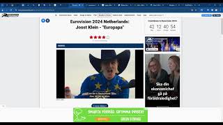 Odds Eurovision Song Contest 2024 - Review Most Songs