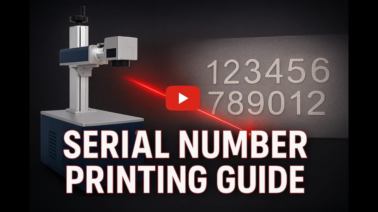 How can a Fiber laser marking machine print serial numbers?Uv laser,CO2 Laser marking Machine 