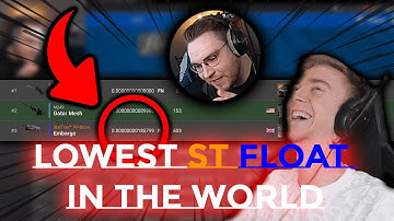 ohnepixel reacts to Sparkles unboxing the #1 lowest ST weapon in csgo (+$20,000)