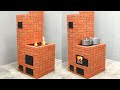 How to make a wood stove from bricks is amazing