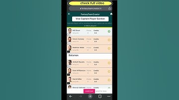 Fantasy Team Creator Software (English)  to create  Winning Grand leagues  teams for Dream11 etc..