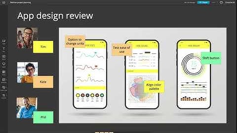Remote team collaboration using Nureva Span - App design review