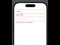 Modular Form Validation in SwiftUI