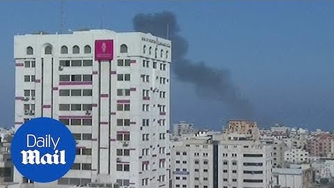 Shocking footage of aftermath of rocket attack in Ashkelon