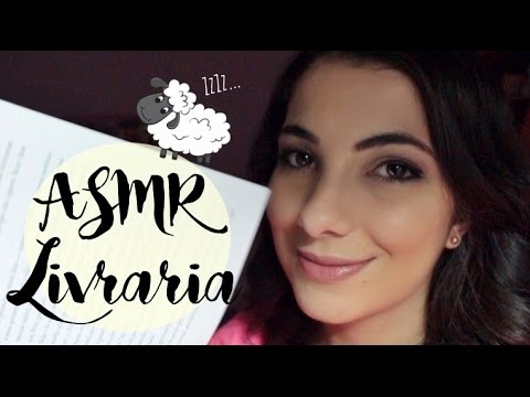 ASMR: Roleplay Livraria (Vídeo para RELAXAR e induzir o SONO!) Tapping, voz suave, sussurros, etc