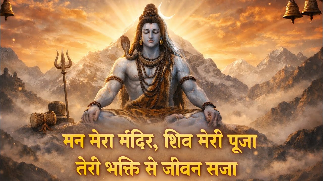 मन मेरा मंदिर शिव मेरी पूजा 🙏 Powerful Shiv Bhajan | Mahadev Bhakti Song | Har Har Mahadev
