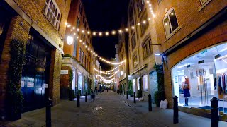 Haloween  Friday Evening Walk around Covent Garden Neal street Seven dials Market hall