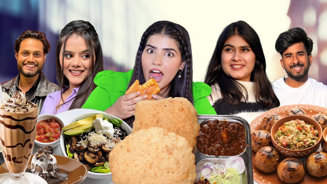 Eating My Friends Favourite Food for 24 Hours Challenge!🍕🍔🥗 |Part 2 | | Pooja Singh