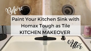 How to Paint a Kitchen Sink | Homax Tough as Tile Review