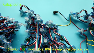 5V WS2801 rectangle RGB LED pixel light - kutop.com