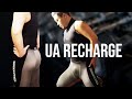 UNDER ARMOUR RECHARGE シルバーに輝くスパッツ