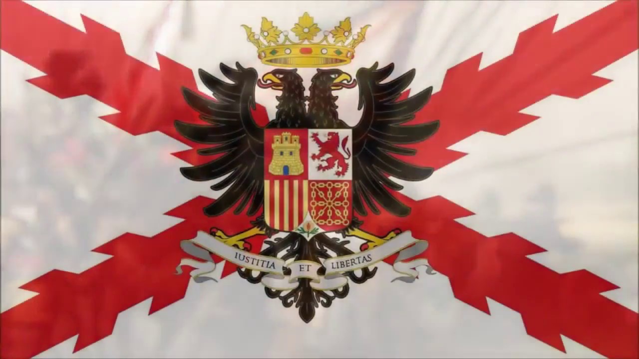 Bandera de los Tercios Españoles ✍️ | Significado con Águila Bicéfala ?