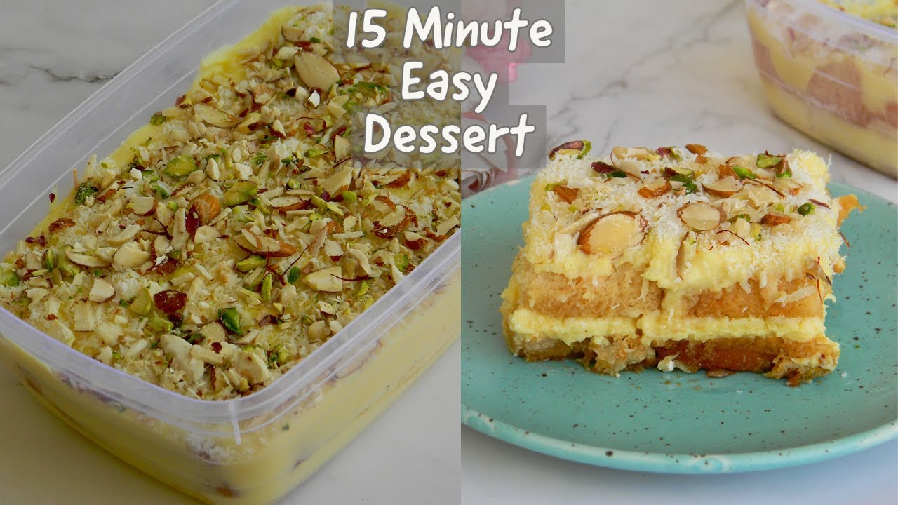 Amazing Dessert with 1/2 litre milk | Easy Dessert Recipe | Ramadan