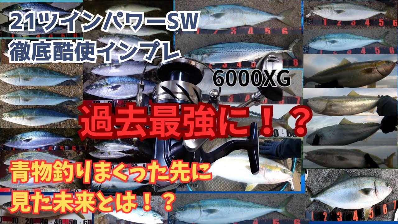 過去最強の釣果！ツインパワーSWで青物釣りまくり - YouTube