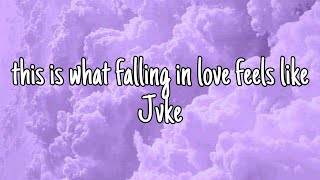 JVKE - this is what falling in love feels like [Lyrics]