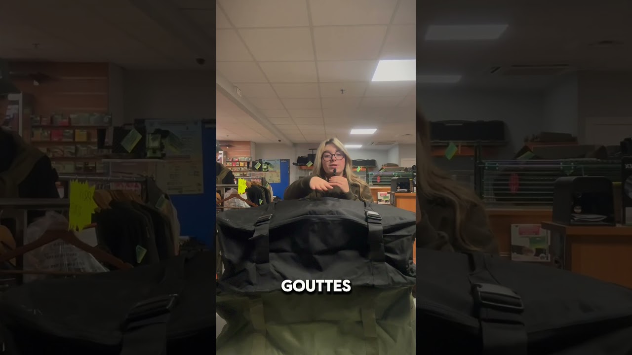 Cantine souple 160L HRF 600D DWR-TECH compactable