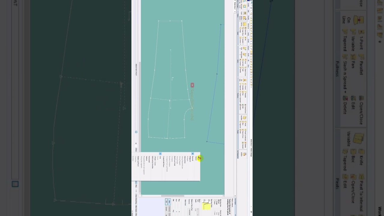 pleat to internal options, Gerber software, Gerber CAD Software, sajuallthebestbd