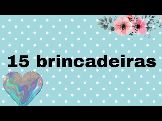 15 BRINCADEIRAS DE FESTA DO PIJAMA 😍😘 - YouTube