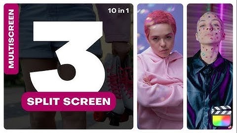 Apple Motion Template: Multiscreen - 3 Split Screen