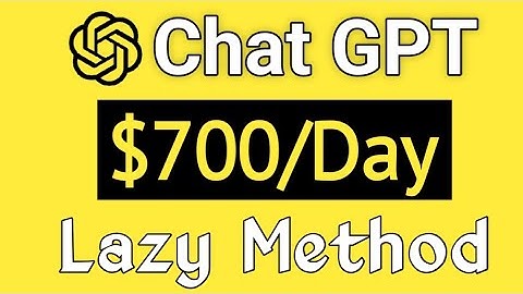 Earn $700/ Day With This COPY And PASTE Method Using ChatGPT