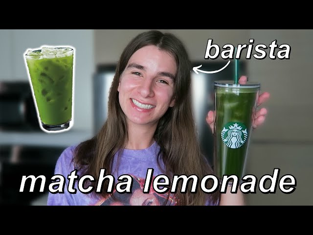 Matcha Tea Lemonade (Starbucks Copycat)