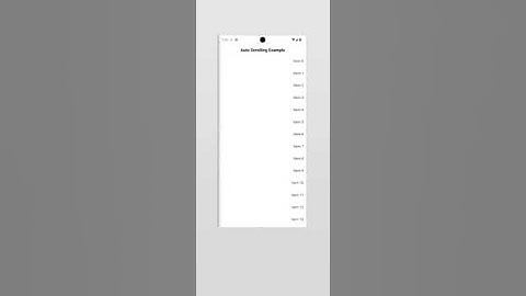 Auto Scroll using Flutter 🔥 #flutter