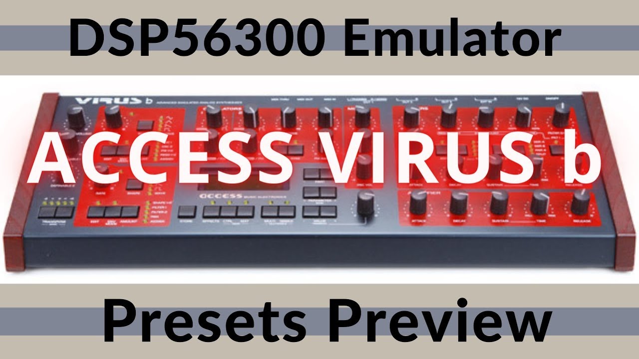 Access Virus b | DSP56300 v.1.2.5