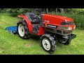 4x4 YANMAR F-6 4WD Compact Tractor &amp; NEW Topper Mower