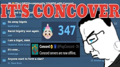 CONCORD™ shuts down, Steam Forums dance on its grave