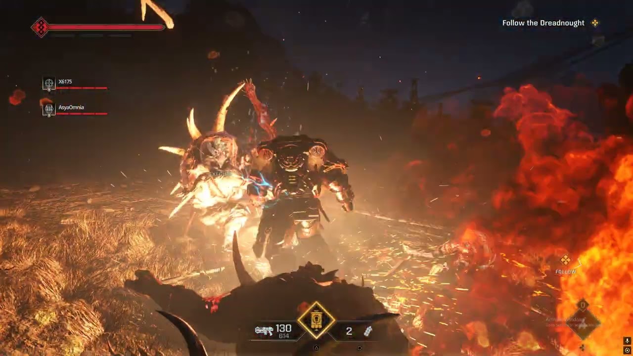 Warhammer 40000  SPACE MARINE 2 - Almost got interrupted when restock ammo