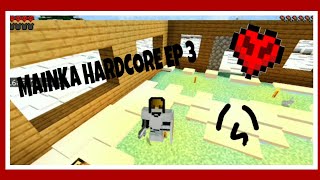 Construyendo mi casita / MAINKA HARDCORE EP. 3 (Minecraft) - El CrackGamer