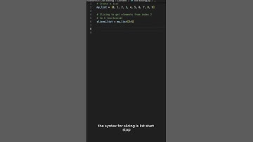 Python 101 List Slicing #PythonCoding #ListSlicing #DataManipulation#CodingTips #PythonShorts