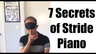 7 Secrets of Stride Piano