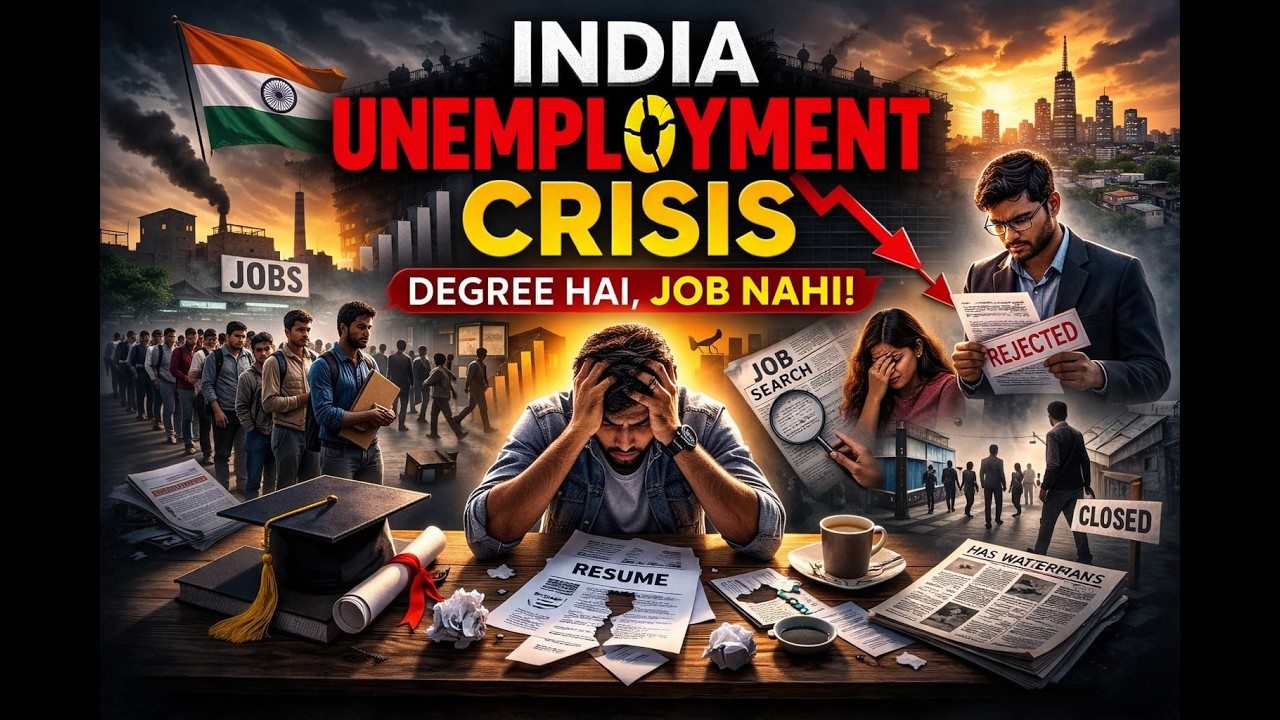 India’s Unemployment Crisis | The Reality No One Talks About INDIA ...