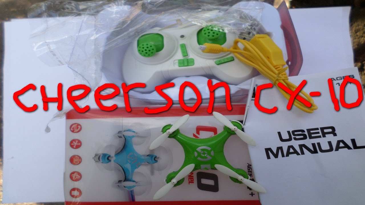 Распаковка Cheerson CX-10 Мини-квадрокоптер
