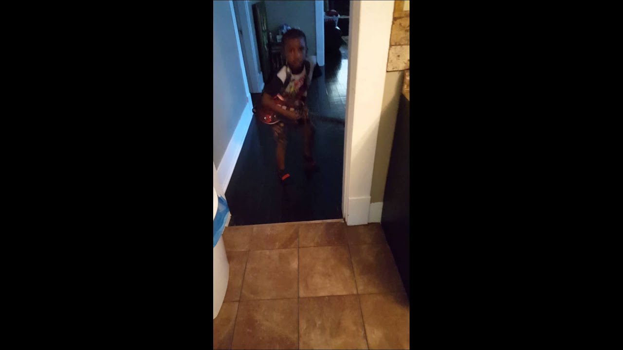 Little boy jamming on the guitar YouTube