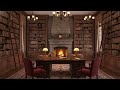 Cozy Reading Nook 🍂 Calm Dark Academia Background