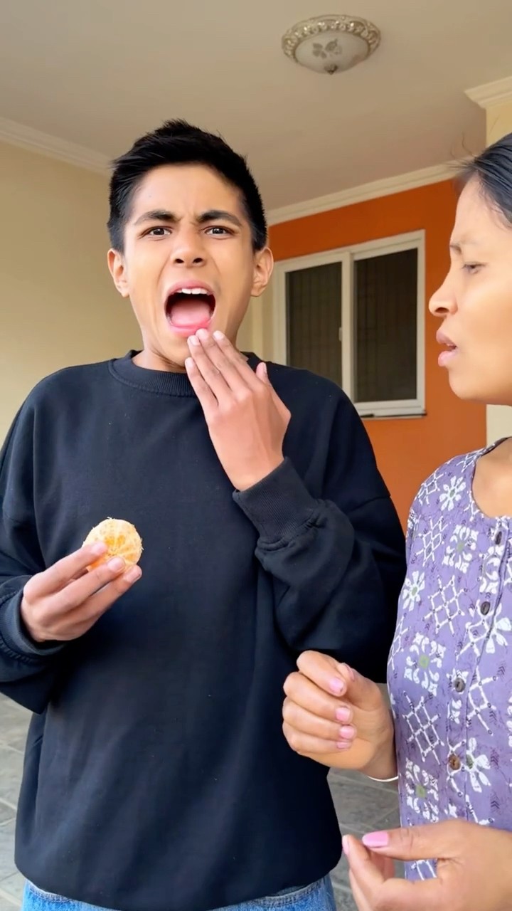 It Happens ?? Fish, Orange, Chips, Banana | Mom \u0026 Son #comedy #memes #viral
