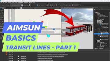 Aimsun Tutorial -  Transit Lines - part 1: Micro modelling basics