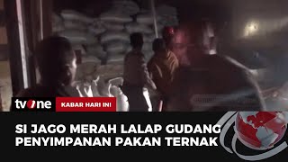 Gudang Penyimpanan Pakan Ternak di Makassar Kebakaran | Kabar Hari Ini tvOne