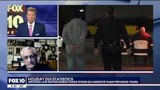 Arizona Governor's Office release numbers for holiday DUI arrests