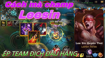 Liên Minh Tốc Chiến | Cách mà Champ Leesin chơi ở Rank Thách Đấu khiến Team địch đầu hàng