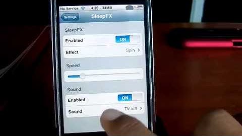 (Best Cydia Tweak) Sleep FX For iOS 3 Devices (Sep 2011) (Better Video)3